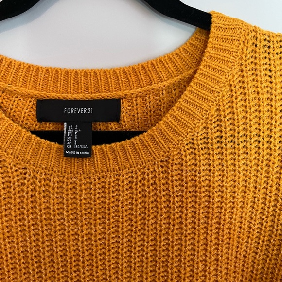 Forever 21 - Orange/Yellow/Golden Knit Sweater - Small - Picture 2 of 3